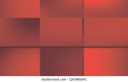 Vector,Empty vivid red color studio table room background ,product display with copy space for display of content design.Banner for advertise product on website