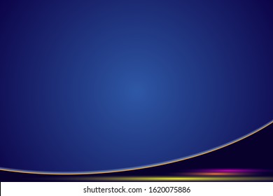 vector,frame blue border background and the dark blue tone,forming a light circle in the middle