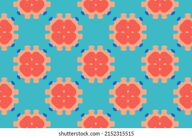 VECTOR.geometric seamless pattern. Hand drawn watercolor ornament. Appealing repeating design. Breathtaking fabric cloth, swimwear design, wallpaper wrapping.