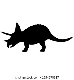 vector-graphic illustration of a dinosaur, isolated on white background