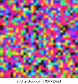 Vectorial Abstract colorful pattern background. Blurred and colorful pixels. Vector illustration EPS10