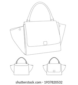 vectorial bag design item collection