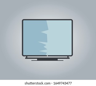 Vectorial computer screen for office
