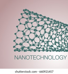 Vectorial Cover about Nanotechnology.
