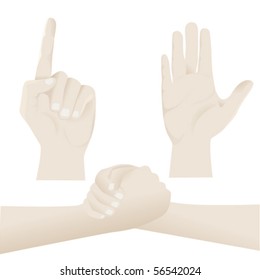 Vectorial hands