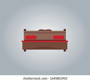 Vectorial home furnitures interior design