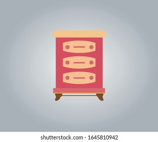 Vectorial home furnitures interior design
