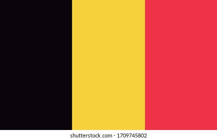 vectorial illustration of the Belgium flag. patriotic concept