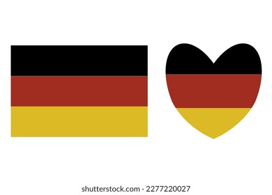 Vectorial illustration of the Germany flag Free Vector