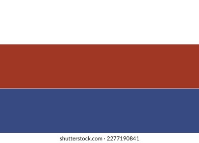 Vectorial illustration of the Russian flag Vector