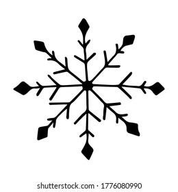 
Vectorial illustration of snowflakes in doodle style hand set. Snowflake collection for christmas winter design. Eps 8.