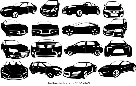 Vectorial image of cars.