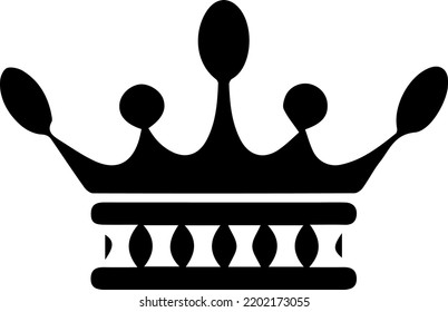 simple king crown tattoo