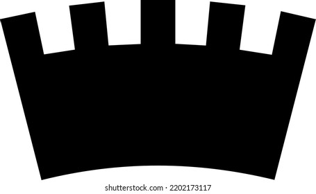 Vectorial king crown drawing for use in various designs. Suitable for family crests, logos, tattoo art, various animations, print files. You can resize it as you wish.
