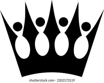 Vectorial king crown drawing for use in various designs. Suitable for family crests, logos, tattoo art, various animations, print files. You can resize it as you wish.
