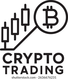 Vectorial Logo Crypto Trading Currency