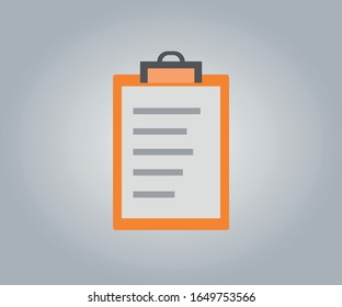 Vectorial notebook icon in color