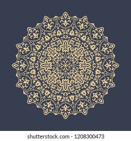 vectorial pattern round for design of cards and textures