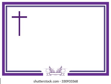 vectorial of poster mortuary with blank space