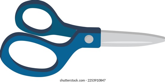 Vectorial prepared and cleaned Scissors drawing