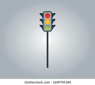 Vectorial Traffic lighting in color