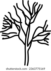 Vectorial tree for architectural section