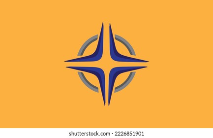 vectorial work that can be used in many places like a star.