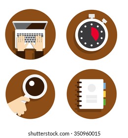VectorIconsFlatSetDigital