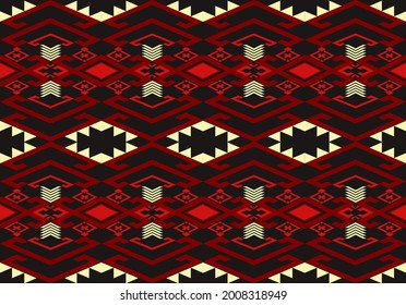 Vector,illustator,Geometric ethnic ikat seamless pattern,Patterns design for fabric,wallpaper,background,wall,tile,carpet,wrapping,clothing,batik,Abstract ethnic geometric pattern