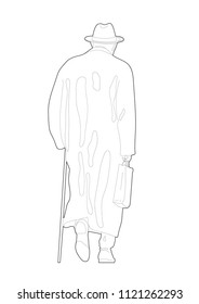 vector,illustration, outlines, people vector sketch. People line drawing.Hand drawn cartoon doodle vector illustration. Teen group sketch.