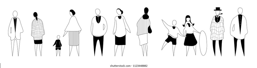 human figures for architectural renderings