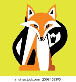 Vectorize Dog as a frame for house decoration.