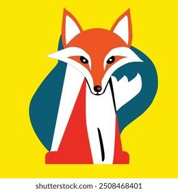 Vectorizar perro como marco para la decoración de la casa.