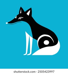 Vectorize Dog als Rahmen für Raumdekoration