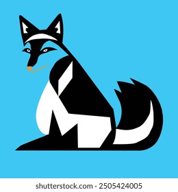 Vectorize Dog als Rahmen für Raumdekoration