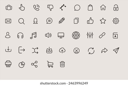 Vectorize icon image for communication in social media