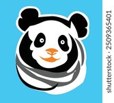 Vectorize Panda as a frame for decorate