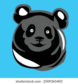 Vectorize Panda as a frame for decorate