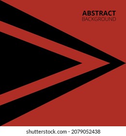 Vectorized abstract background, black background with orange.