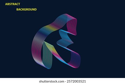 Vectorized abstract Background for wallpaper, poster, banner, festoon.