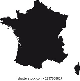 Vectorized and cleaned France map