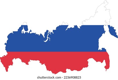 Vectorized and cleaned Russia map