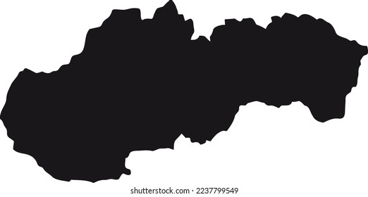 Vectorized and cleaned up Slovakia map