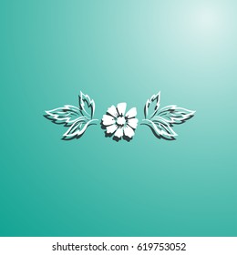 Vectorized Flowers icon