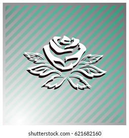 Vectorized Flowers icon