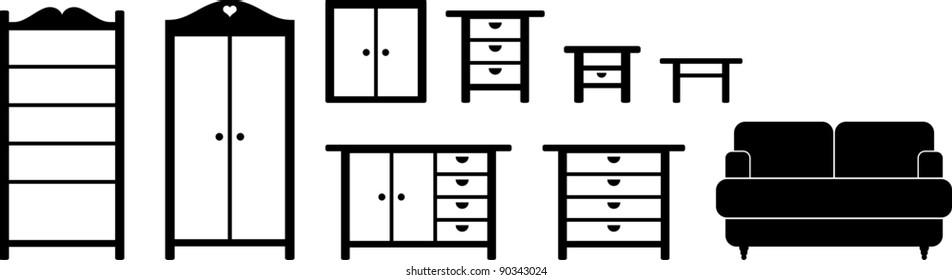 Vectorized furniture