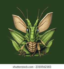 A vectorized Grasshopper Design for your projects. this is perfect for t-shirt Design.