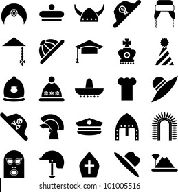 Sombreros vectorizados