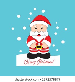 
imagen vectorizada de navidad santa claus
