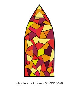 vectorized image of a colored stained glass
